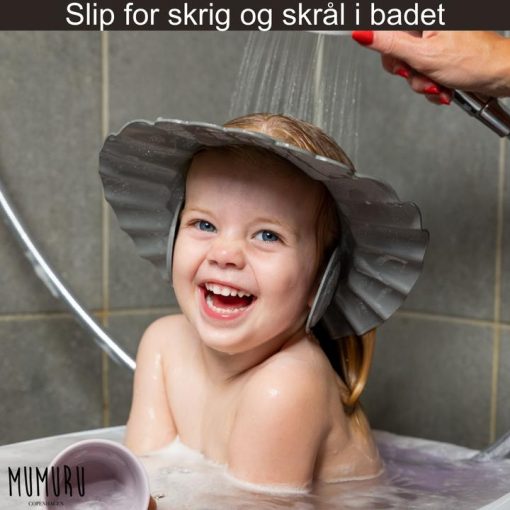Badehætte til børn - Undgå sæbe i øjnene