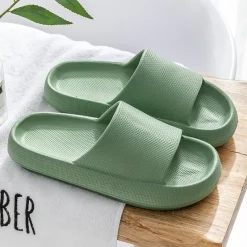 Slippers / Tøfler Grøn – (kendt som Happy Flops)